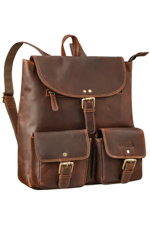 STILORD Cityrucksack "Niva" Damen Rucksack Klein Leder - Für Tablet - Laptop bis 13 Zoll - Verkäufer: Leder