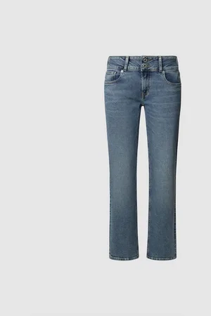 Pepe Jeans Gerade Jeans STRAIGHT JEANS LW mit doppeltem Knopfverschluss