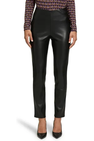 Betty Barclay Lederimitathose Kunstleder-Leggings Slim Fit Material