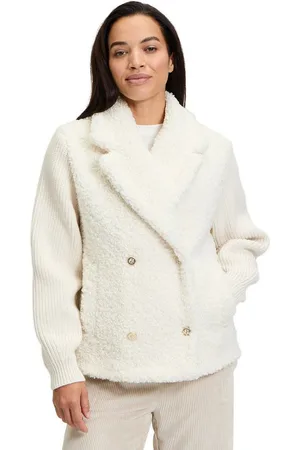Cartoon Canvasjacke Casual-Jacke mit Eingrifftaschen