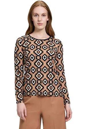 Betty Barclay Kurzarmshirt Basic Shirt mit Blumenprint (1-tlg) Druck
