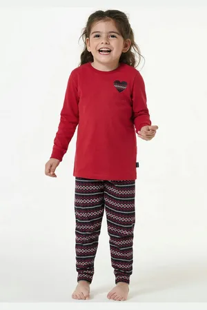 Schiesser Pyjama (2 tlg) mit kleinem Print vorn