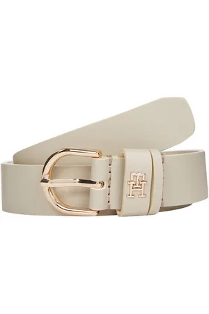 Tommy Hilfiger Ledergürtel ESSENTIAL EFFORTLESS 2.5 Logoemblem, weiche Haptik, ovale Einfachdornschließe