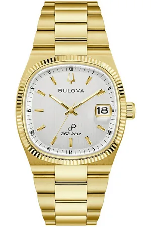 BULOVA Quarzuhr Super Seville 97B223, Armbanduhr, Herrenuhr, Edelstahlarmband, analog