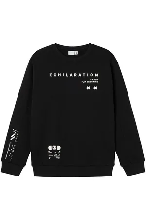 NAME IT Sweatshirt Pullover Normaler Schnitt Rundhals Gummidruck NKMRISMA LS NREG SWEAT BRU - Verkäufer: ARIZONAS