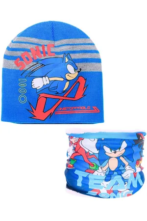 Sonic The Hedgehog Beanie SEGA (2-St) Jungen Winter-Set: Strickmütze & Schlauchschal - Verkäufer: Starkids Licensed Brands and more