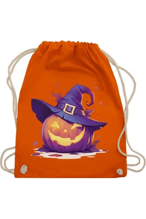 Shirtracer Turnbeutel Gruseliger Kürbis, Gruselig Hexenkürbis, Gruselkürbis, Spooky Kürbi, Halloween Beutel - Verkäufer: