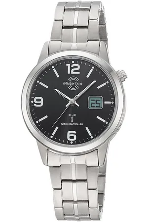 Master Time Funkuhr MTLT-10901-22M, Quarzuhr, Armbanduhr, Damenuhr, Titan, analog, digital