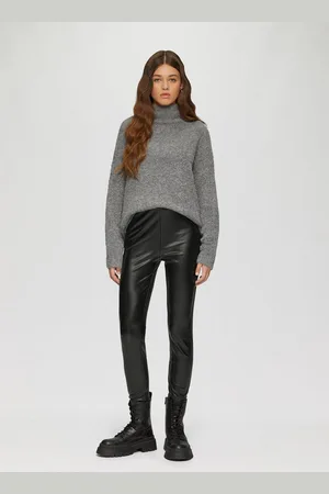 QS by s.Oliver Stoffhose Leggings in Fake-Leather-Optik - Verkäufer: s.Oliver