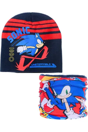 Sonic The Hedgehog Beanie SEGA (2-St) Jungen Winter-Set: Strickmütze & Schlauchschal - Verkäufer: Starkids Licensed Brands and more
