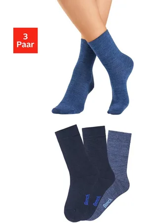 Bench Socken (Packung, 3-Paar) Damensocken aus flauschigem Material mit wärmender Wolle