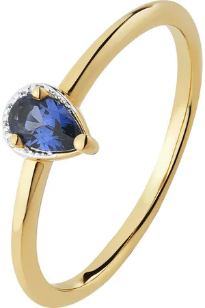 CHRIST Goldring Damen-Damenring 585er Gelbgold 1 Saphir - Verkäufer: Juweliere und Uhrmacher seit 1863 GmbH