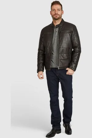Bugatti Lederjacke BUBOSLEY (1-St) mit Stehkragen - Verkäufer: GUTEMARKEN