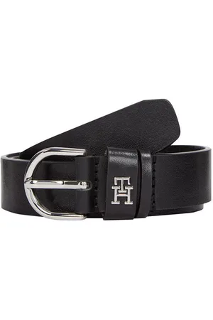 Tommy Hilfiger Ledergürtel ESSENTIAL EFFORTLESS 2.5 SV Einfachdornschließe, Metallemblem