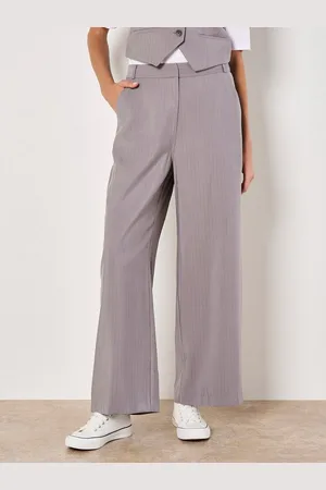 Apricot Stoffhose Nadelstreifen-Hose, mit weitem Bein - Verkäufer: