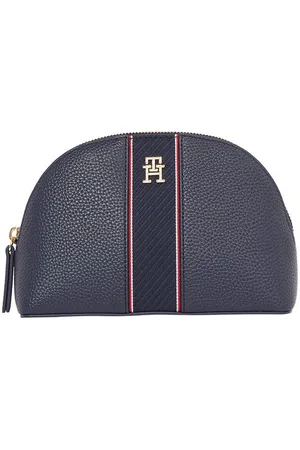 Tommy Hilfiger Kulturbeutel TH LEGACY WASHBAG, Reise, Damen Kosmetiktasche, Mini Bag mit TH-Logoapplikation