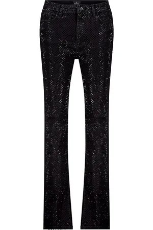 monari 2-in-1-Hose Jeanshose mit Strasssteinen - Verkäufer: Lieblingsstücke