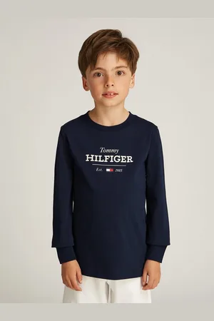 Tommy Hilfiger Langarmshirt MONOTYPE 1985 REG TEE LS mit Logoschriftzug