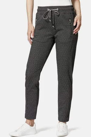 Stooker Women Jogg Pants Berlin Print Easy Fit Tapered Fit Casual Stretch Mit Gummibund für Damen