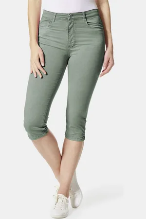 Stooker Women 5-Pocket-Jeans Capri Colour Skinny Fit Skinny Fit Casual Clean Wash Denim Jeans Magic Shape Effekt für Damen