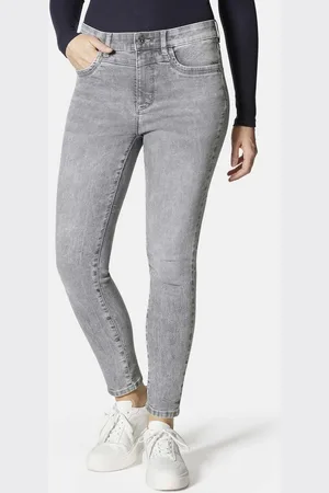 Stooker Women 5-Pocket-Jeans Rio Fexxi Move Strass Skinny Fit Skinny Fit Casual Clean Wash Denim Jeans Magic Shape Effekt für Damen