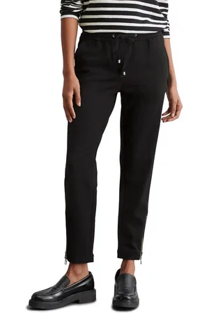 Marc O’ Polo Chinohose aus kompaktem Jersey-Twill