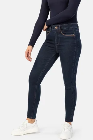 Stooker Women 5-Pocket-Jeans Rio Denim Season Skinny Fit Skinny Fit Casual Clean Wash Denim Jeans Magic Shape Effekt für Damen