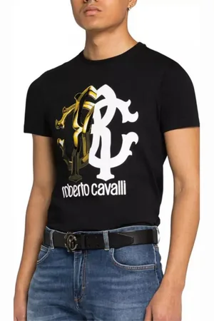 Roberto Cavalli T-Shirt Firenze RC Logo Slim Fit Shirt Haupt- und luxuriöseste Linie der Marke - Verkäufer: eldigo
