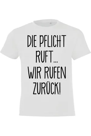 Youth Designz Print-Shirt Kinder T-Shirt "Die Pflicht ruft" Fun-Print lustig Geschenk Statement mit witzigen Aufdruck für Jungen und Mädchen - Verkäufer: EmDa Trading GmbH