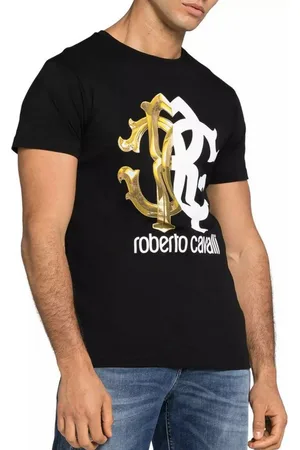 Roberto Cavalli T-Shirt Firenze RC Logo Slim Fit Shirt Haupt- und luxuriöseste Linie der Marke - Verkäufer: eldigo