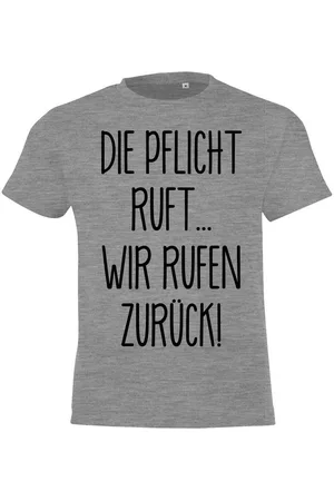 Youth Designz Print-Shirt Kinder T-Shirt "Die Pflicht ruft" Fun-Print lustig Geschenk Statement mit witzigen Aufdruck für Jungen und Mädchen - Verkäufer: EmDa Trading GmbH
