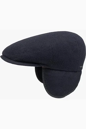 Stetson Flat Cap Kent Wool Kaschmir Ivy Cap Earflaps mit Ohrenklappen - Verkäufer: Hatmaster