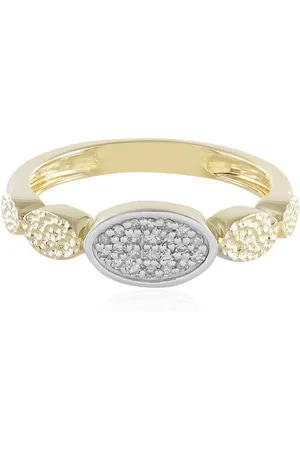 Cavill Diamantring 0,099ct I2 Diamant Goldplattierter Silberring (1-tlg) - Verkäufer: Juwelo Deutschland GmbH