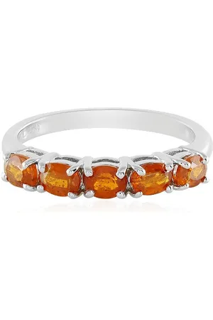 Cavill Silberring Tansanischer Orange Kyanit 925 Silber Ring, 0.925ct (1-tlg) - Verkäufer: Juwelo Deutschland GmbH