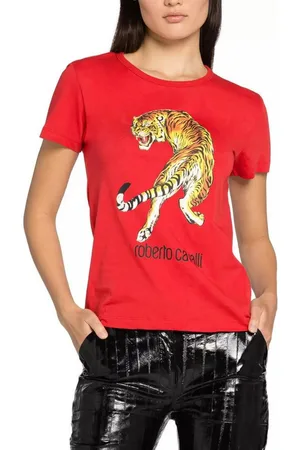 Roberto Cavalli T-Shirt Firenze RC Tiger Logo Cotton gehört zur ikonischen Hauptkollektion - Verkäufer: eldigo