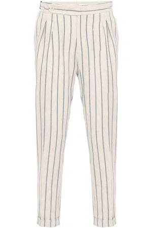 Antioch 7/8-Strandhose Aurelio - High Waist - Linen Blend - Belt Detailed - Regular Fit - Verkäufer: SEBA