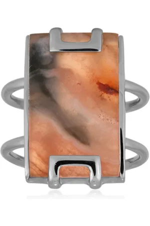 Cavill Silberring Chic Java Karneol Feder plattiert Silber Ring, 13 ct (1-tlg) - Verkäufer: Juwelo Deutschland GmbH