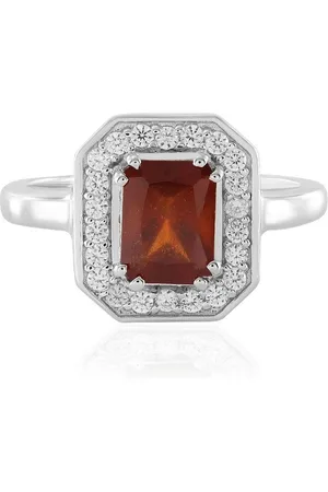 Cavill Silberring Strahlender indischer Hessonit Granat Silber Ring, 2,09ct (1-tlg) - Verkäufer: Juwelo Deutschland GmbH