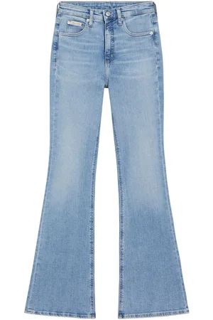 Calvin Klein Bootcut-Jeans SKINNY BOOTCUT mit Coinpocket, Logodruck