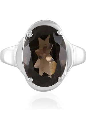 Cavill Silberring Brasilianischer Rauchquarz 925 Silber Ring, 4,63 ct (1-tlg) - Verkäufer: Juwelo Deutschland GmbH