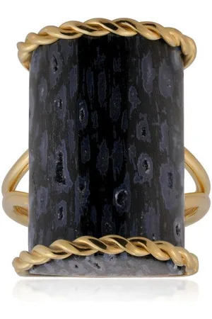 Cavill Silberring Indonesischer Palmenholz Ring aus vergoldetem Silber, 17ct (1-tlg) - Verkäufer: Juwelo Deutschland GmbH