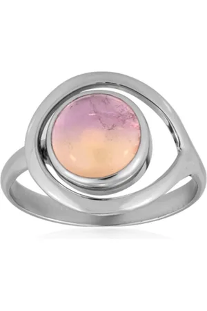 Cavill Silberring Bolivianischer Ametrin 3,2ct Platin-plattierter Silberring (1-tlg) - Verkäufer: Juwelo Deutschland GmbH