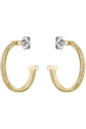 HUGO BOSS Paar Creolen Schmuck Edelstahl Ohrschmuck Ohrringe ZIA