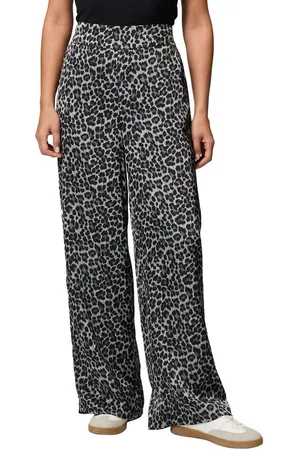 Zero Dehnbund-Hose Leo-Hose mit weitem Bein 32 Inch Leo print