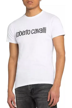 Roberto Cavalli T-Shirt Signature Logo Slim Fit Shirt Haupt- und exklusivste Linie der Marke - Verkäufer: eldigo