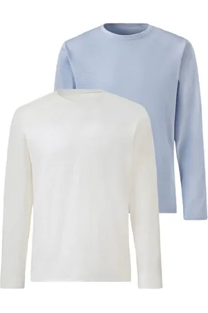 john devin Langarmshirt (2er-Pack), Longsleeve in hochwertiger slub-yarn Qualität