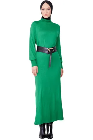Armine Maxikleid ARMINE Maxikleid Damen, Lässiges Waschbar Damen Kleider Elegant, Gürte - Verkäufer: MegaMerchant