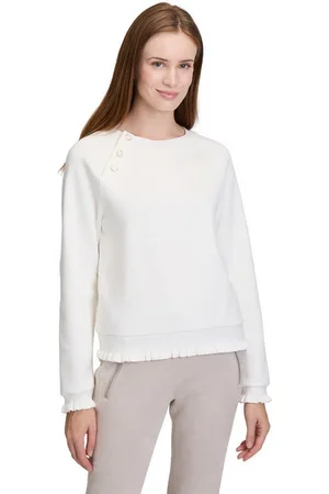 Cartoon Sweatshirt Sweatshirt mit Rippbündchen Rüschen