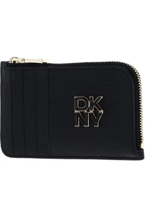 DKNY Kartenetui Zip Card Holder, aus echtem Rindsleder - Verkäufer: modeherz