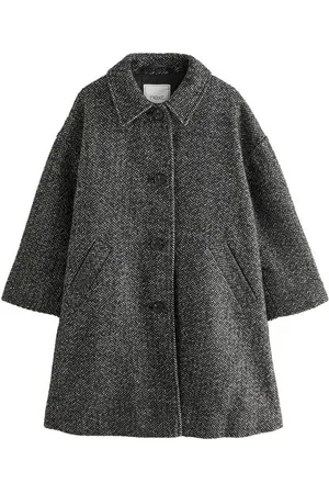 Next Kurzmantel Monochromer, lässiger Mantel mit Wollanteil (1-tlg) - Verkäufer: Germany GmbH